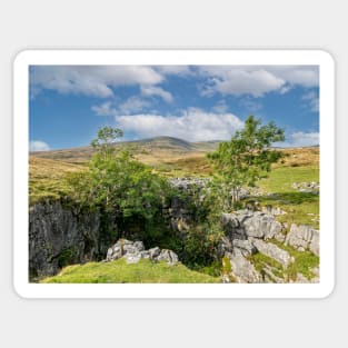 Route to Ingleborough Sticker